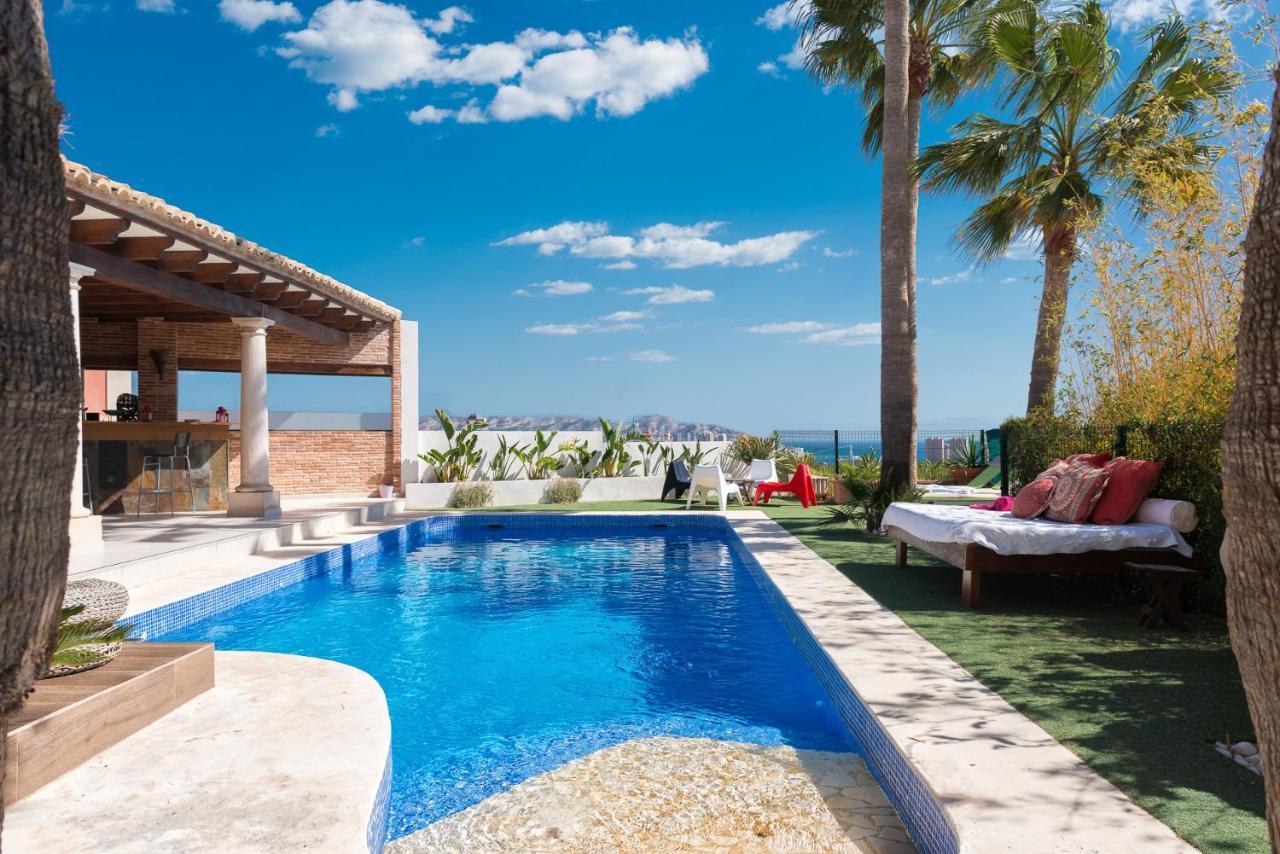 Villa exclusiva con espectaculares vistas al Mediterráneo Cala de Finestrat Esterno foto