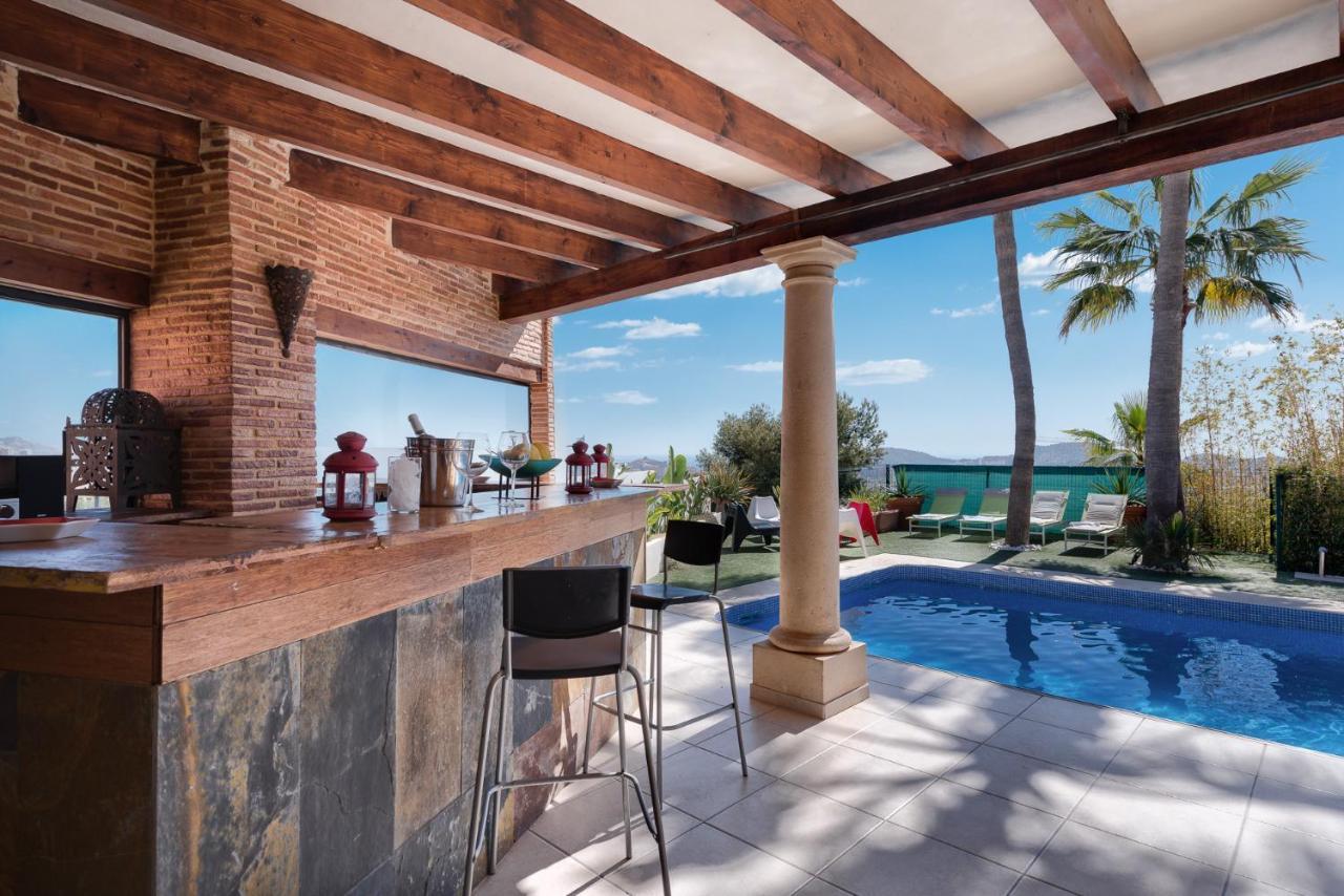 Villa exclusiva con espectaculares vistas al Mediterráneo Cala de Finestrat Esterno foto