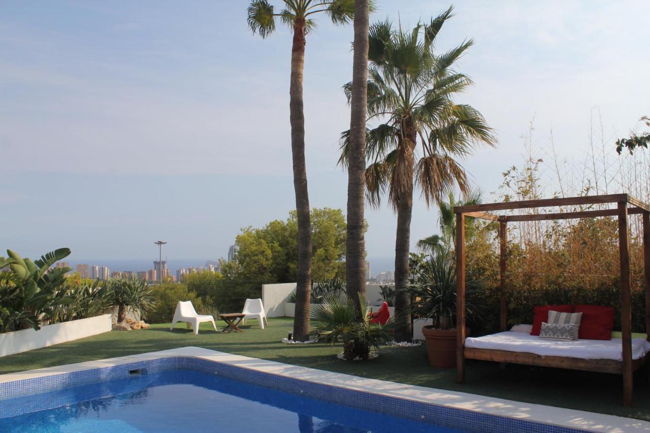 Villa exclusiva con espectaculares vistas al Mediterráneo Cala de Finestrat Esterno foto