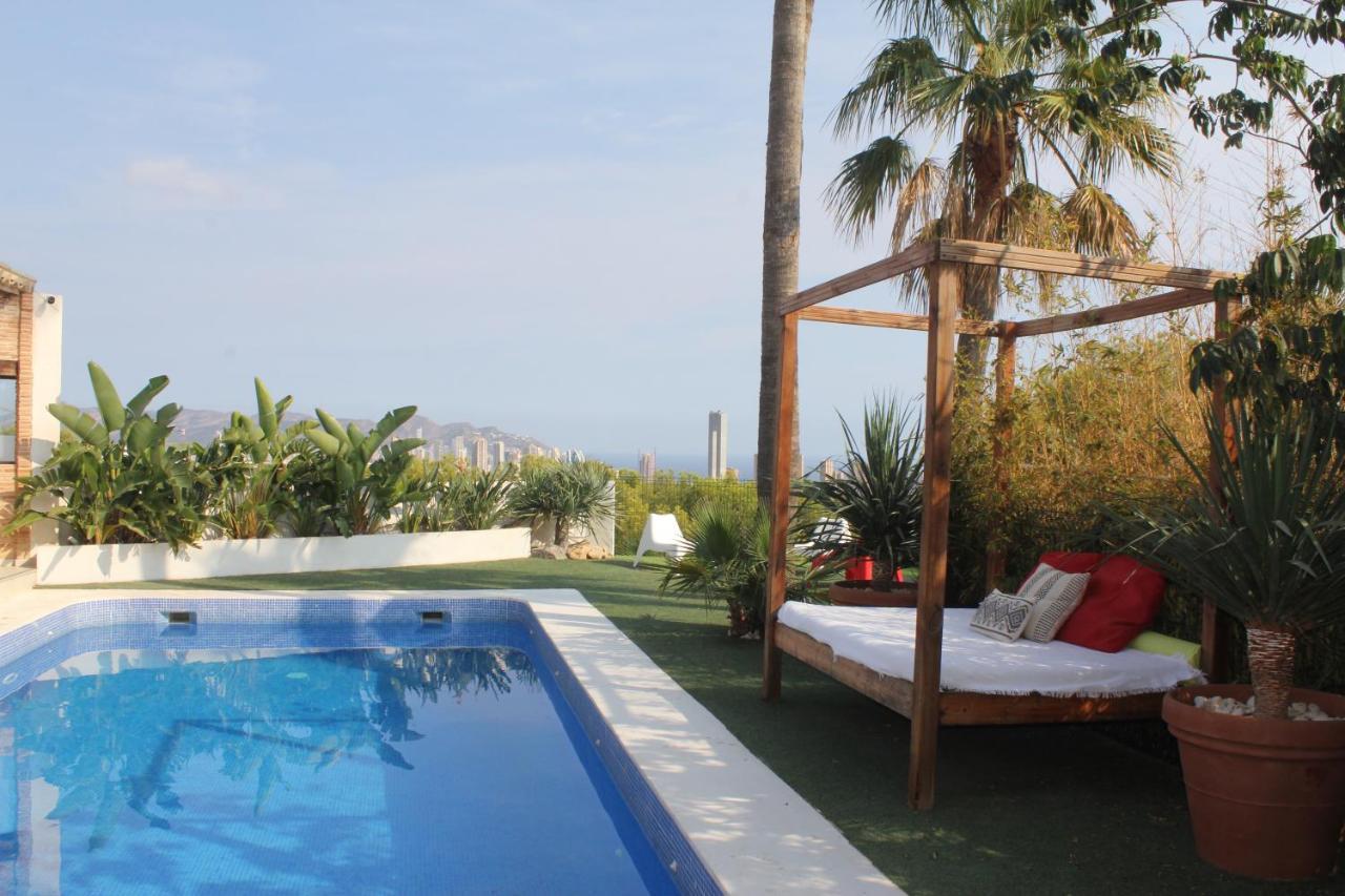 Villa exclusiva con espectaculares vistas al Mediterráneo Cala de Finestrat Esterno foto