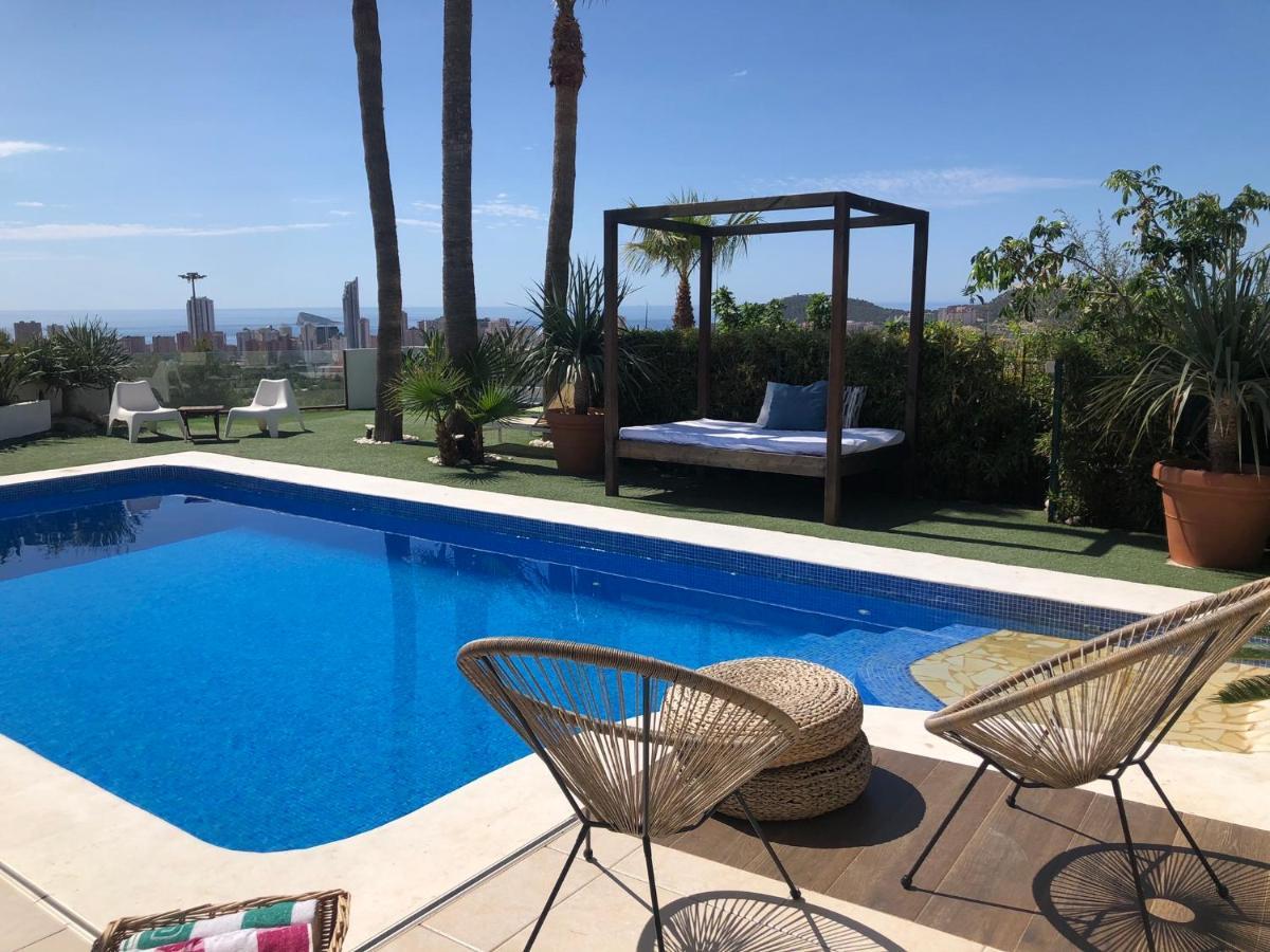 Villa exclusiva con espectaculares vistas al Mediterráneo Cala de Finestrat Esterno foto